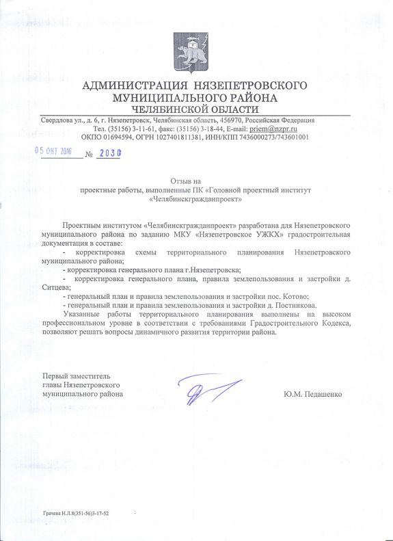 Администрация Нязепетровского муниципального района Челябинской области